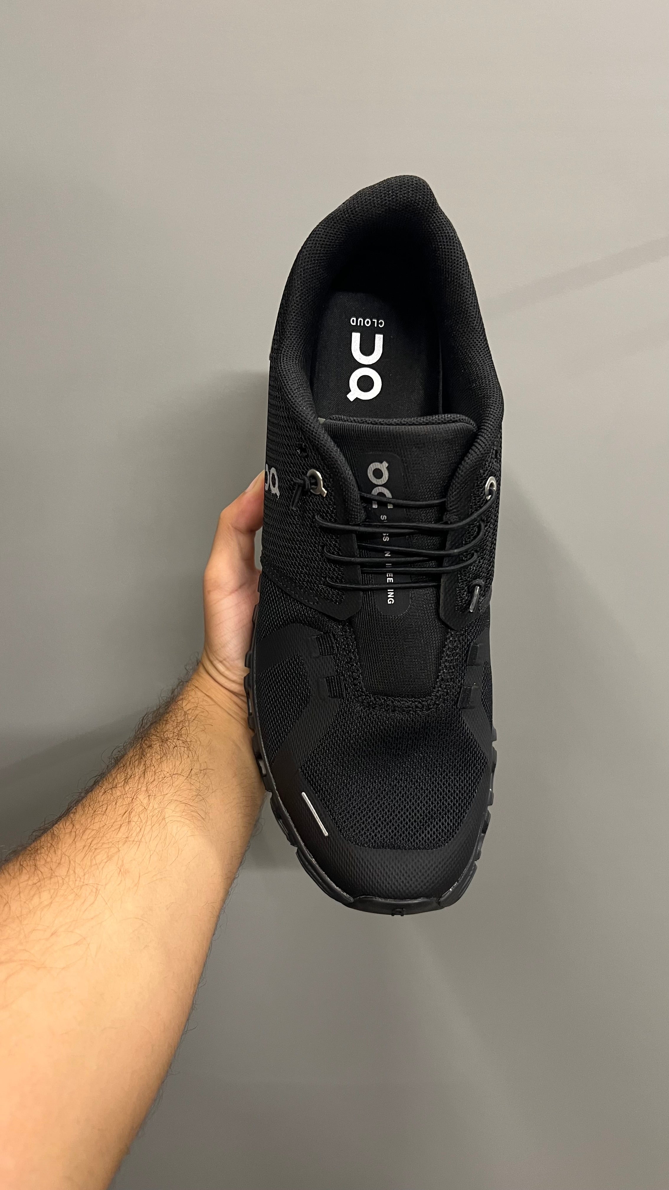 Authentic Imported On Cloud 6 Men's Running Shoes - Triple Black